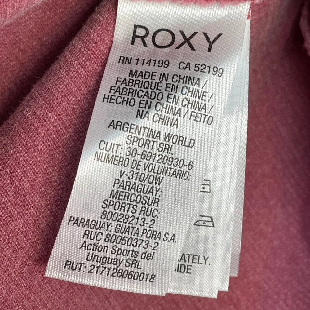 ROXY Womens Medium Unforgettable Fall Dusty Rose Corduroy Button Mini Skirt - Picture 9 of 11